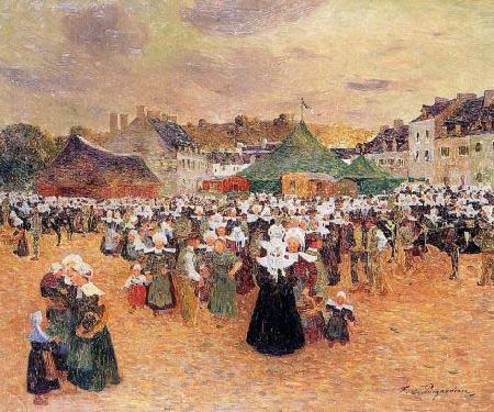 unknow artist The Fair at Pont-Aven